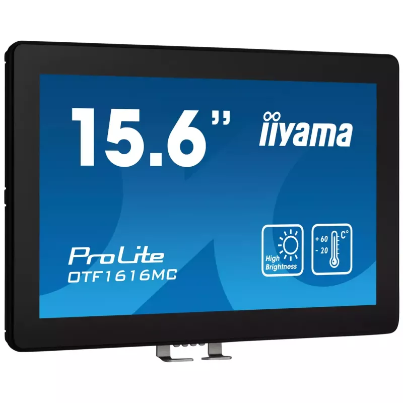 iiyama OTF1616MC-B1 computer monitor 39.6 cm (15.6 inch) 1920 x 1080 pixels Full HD LCD Touchscreen Black