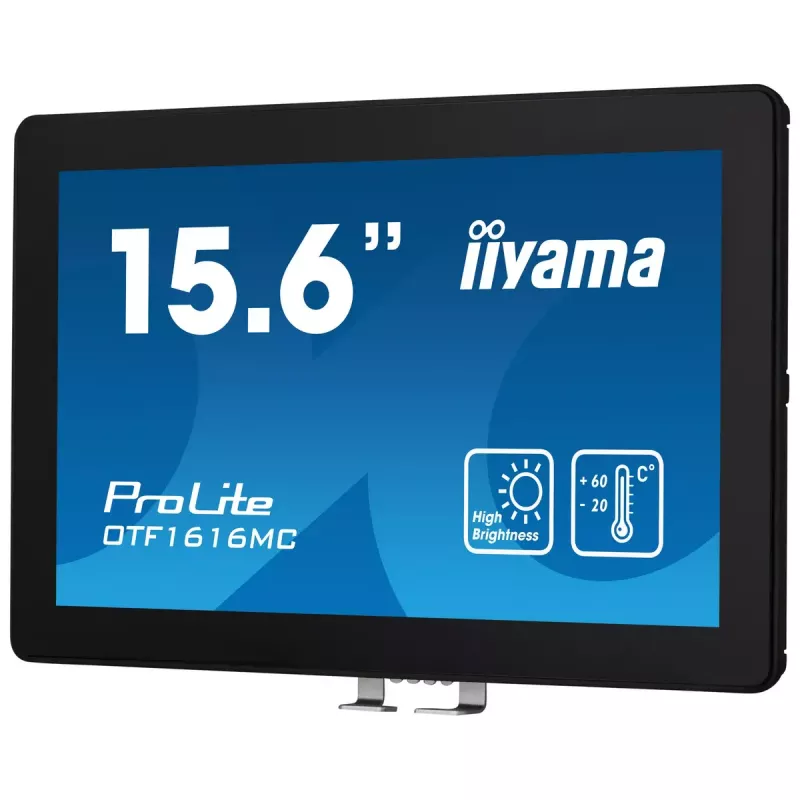 iiyama OTF1616MC-B1 computer monitor 39.6 cm (15.6 inch) 1920 x 1080 pixels Full HD LCD Touchscreen Black