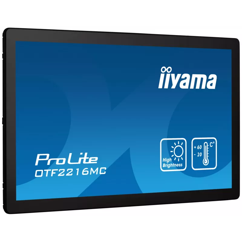 iiyama OTF2216MC-B1 computer monitor 54.6 cm (21.5 inch) 1920 x 1080 pixels Full HD LCD Touchscreen Black