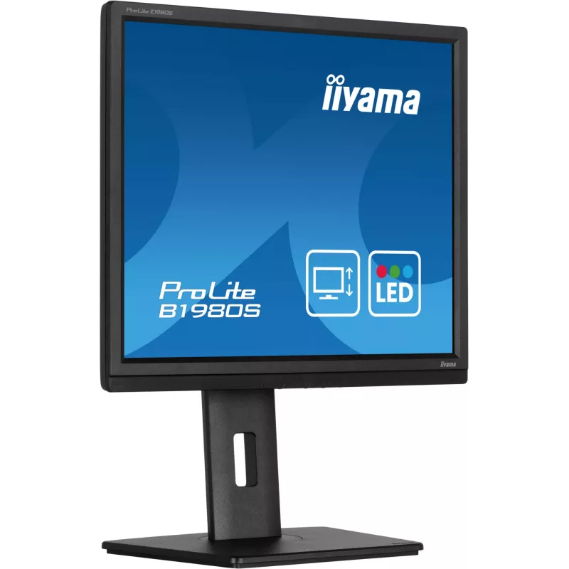 iiyama ProLite B1980S-B1 computer monitor 48.3 cm (19 inch) 1280 x 1024 pixels VGA LED Black