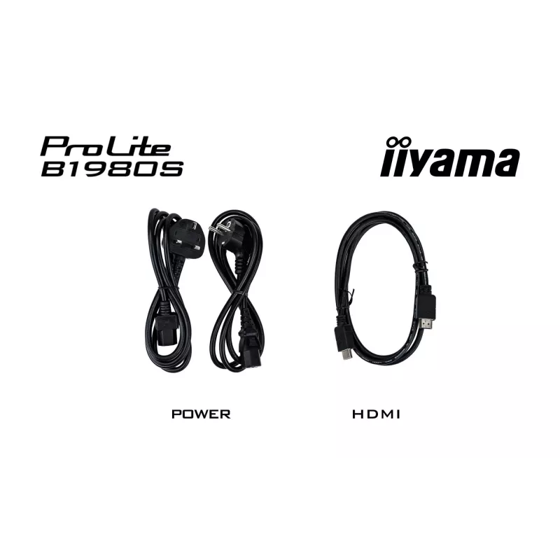 iiyama ProLite B1980S-B1 computer monitor 48.3 cm (19 inch) 1280 x 1024 pixels VGA LED Black