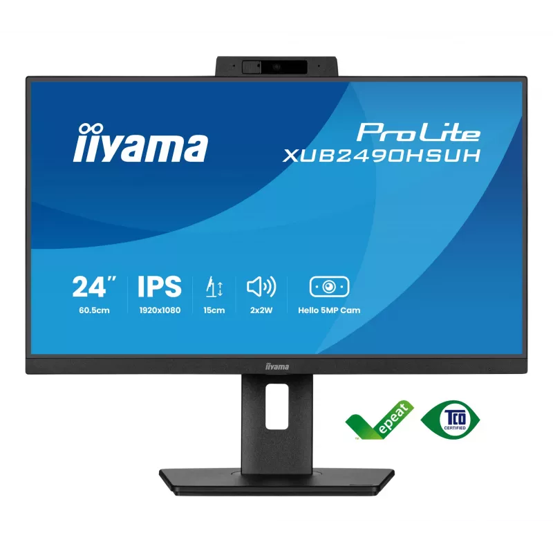 iiyama XUB2490HSUH-B2 computer monitor 60.5 cm (23.8 inch) 1920 x 1080 pixels Full HD LED Black