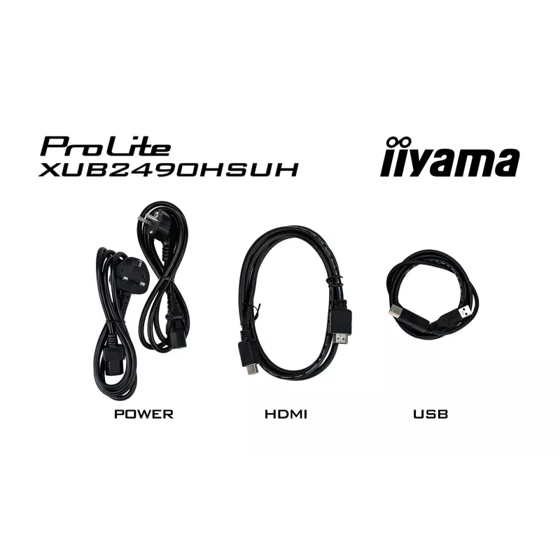 iiyama XUB2490HSUH-B2 computer monitor 60.5 cm (23.8 inch) 1920 x 1080 pixels Full HD LED Black