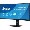 iiyama ProLite XCB3494WQSU-B1 computer monitor 86.4 cm (34 inch) 3440 x 1440 pixels UltraWide Quad HD LED Black