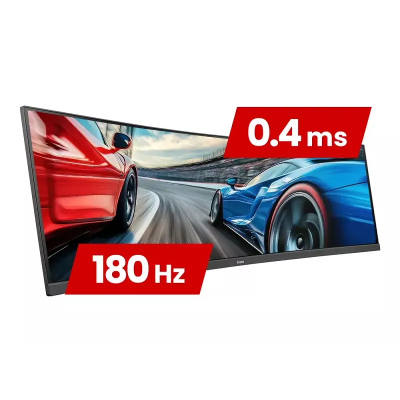 iiyama G-MASTER GCB3484WQSU-B1 computer monitor 86.4 cm (34 inch) 3440 x 1440 pixels UltraWide Quad HD LED Black