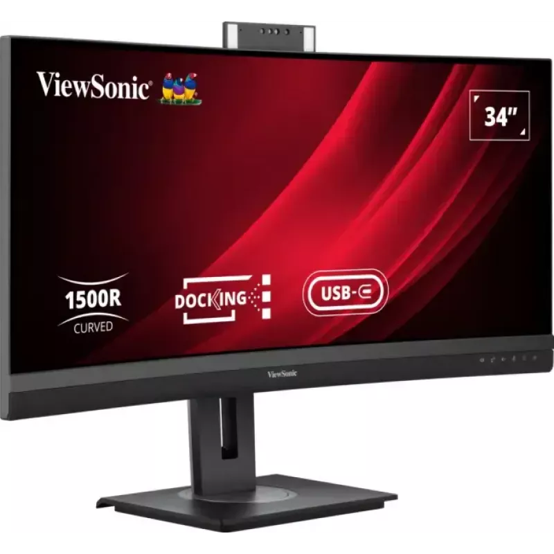 Viewsonic VG3457CV computer monitor 86.4 cm (34 inch) 3440 x 1440 pixels UltraWide Quad HD LED Black