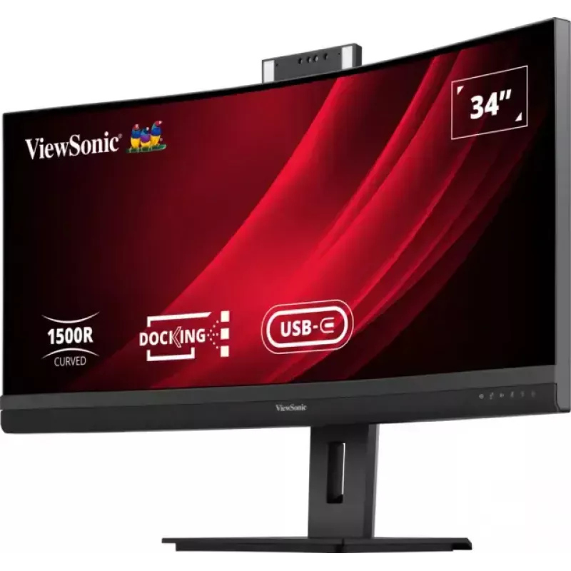Viewsonic VG3457CV computer monitor 86.4 cm (34 inch) 3440 x 1440 pixels UltraWide Quad HD LED Black