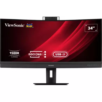 Viewsonic VG3457CV computer monitor 86.4 cm (34 inch) 3440 x 1440 pixels UltraWide Quad HD LED Black