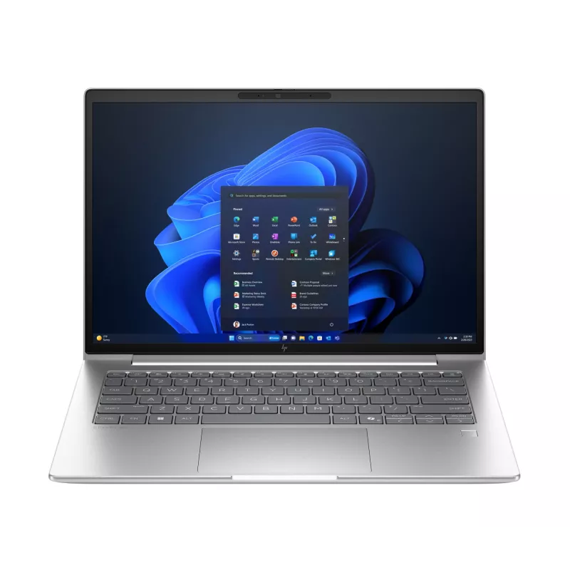 HP EliteBook 6 G1a AI PC AMD Ryzen™ AI 7 250 Laptop 35.6 cm (14 inch) WUXGA 32 GB DDR5-SDRAM Wi-Fi 7 (802.11be) Windows 11 Pro Silver
