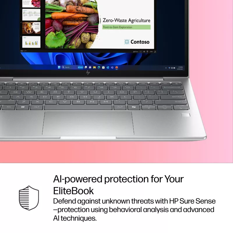 HP EliteBook 6 G1i AI PC Intel Core Ultra 7 255U Laptop 33.8 cm (13.3 inch) WUXGA 32 GB DDR5-SDRAM Wi-Fi 7 (802.11be) Windows 11 Pro Silver