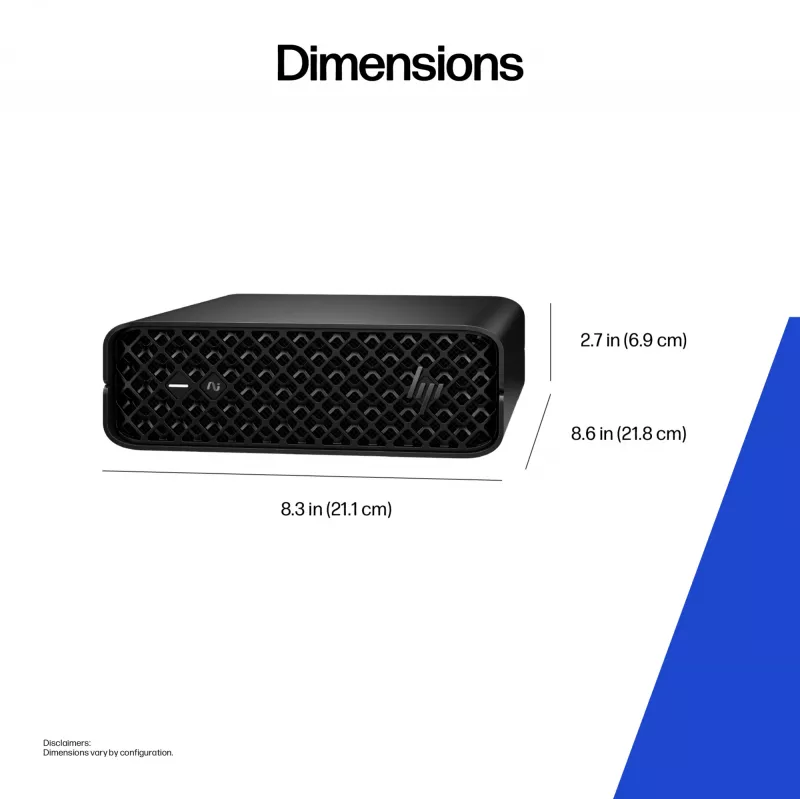 HP Z2 G1i Intel Core Ultra 5 245 16 GB DDR5-SDRAM NVIDIA RTX A400 Windows 11 Pro Mini PC Workstation AI Workstation, AI PC