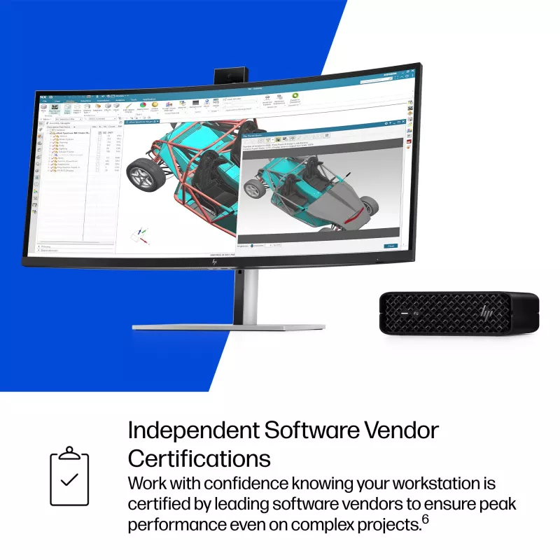 HP Z2 G1i Intel Core Ultra 7 265 32 GB DDR5-SDRAM NVIDIA RTX A400 Windows 11 Pro Mini PC Workstation AI Workstation, AI PC