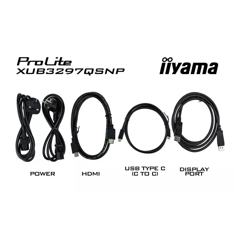 iiyama ProLite XUB3297QSNP-B1 computer monitor 81.3 cm (32 inch) 2560 x 1440 pixels Quad HD LED Black