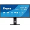 Computer monitor IIYAMA ProLite XUB3493WQSU-B6 34 inch 3440×1440 UltraWide QHD IPS LED, 1 ms, USB 3.2 hub, speakers, VESA, height adjustable