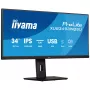 Computer monitor IIYAMA ProLite XUB3493WQSU-B6 34 inch 3440×1440 UltraWide QHD IPS LED, 1 ms, USB 3.2 hub, speakers, VESA, height adjustable