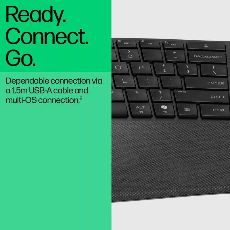 HP 480 Comfort Wired Keyboard