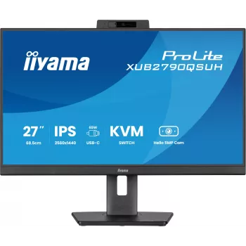 iiyama ProLite XUB2790QSUH-B2 computer monitor 68.6 cm (27 inch) 2560 x 1440 pixels Quad HD LED Black