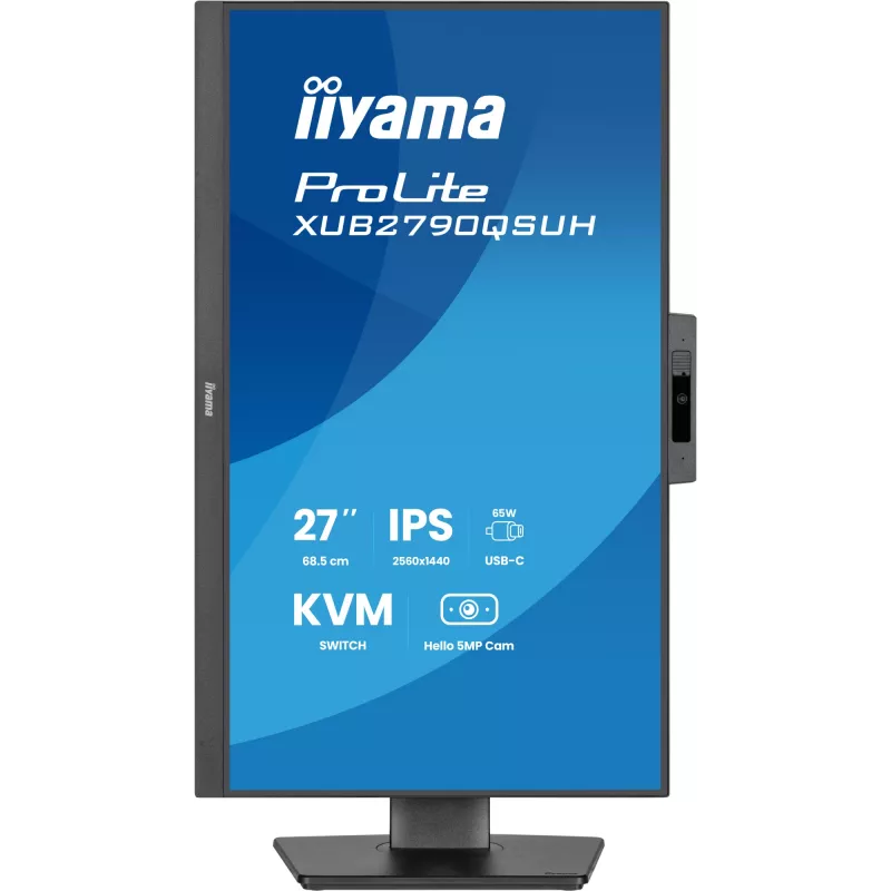 iiyama ProLite XUB2790QSUH-B2 computer monitor 68.6 cm (27 inch) 2560 x 1440 pixels Quad HD LED Black