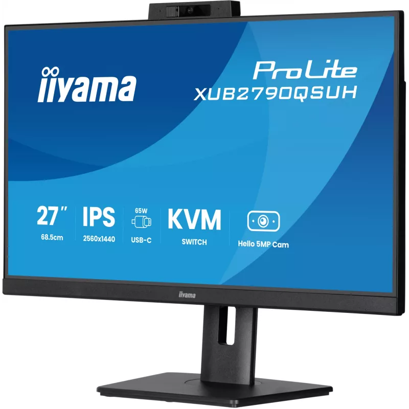 iiyama ProLite XUB2790QSUH-B2 computer monitor 68.6 cm (27 inch) 2560 x 1440 pixels Quad HD LED Black