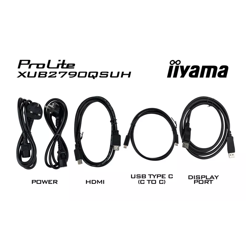 iiyama ProLite XUB2790QSUH-B2 computer monitor 68.6 cm (27 inch) 2560 x 1440 pixels Quad HD LED Black