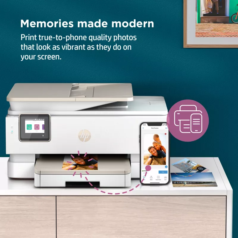 HP ENVY Inspire 7920e Wireless All-in-One Color Printer, Instant Ink; Copier, Scanner