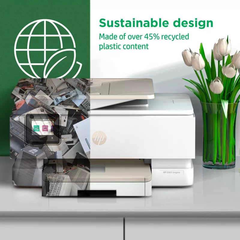 HP ENVY Inspire 7920e Wireless All-in-One Color Printer, Instant Ink; Copier, Scanner
