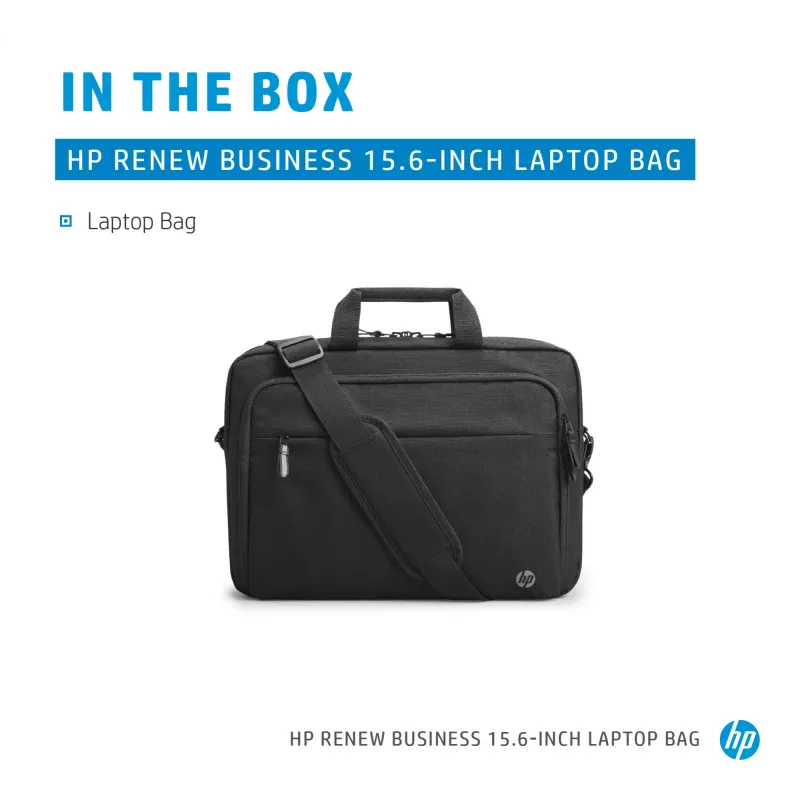 HP Renew Business 15.6-inch Laptop Bag, Messenger case, 39.6 cm (15.6 inch), 610 g