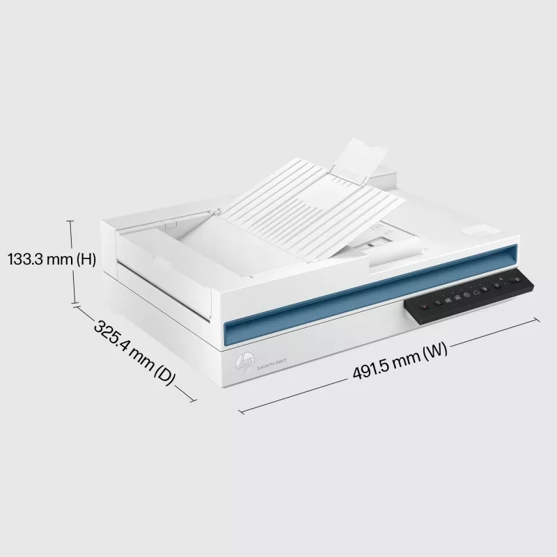 HP Scanjet Pro 3600 f1 Flatbed & ADF scanner 1200 x 1200 DPI A4 White