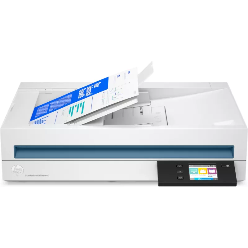 HP Scanjet Pro N4600 fnw1 Flatbed & ADF scanner 1200 x 1200 DPI A5 White