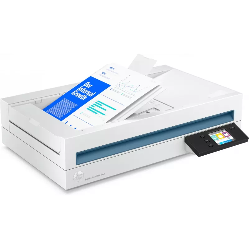 HP Scanjet Pro N4600 fnw1 Flatbed & ADF scanner 1200 x 1200 DPI A5 White