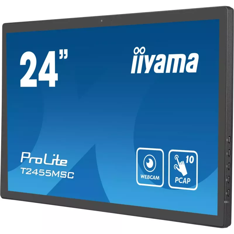 iiyama T2455MSC-B1 computer monitor 61 cm (24 inch) 1920 x 1080 pixels Full HD LED Touchscreen Black