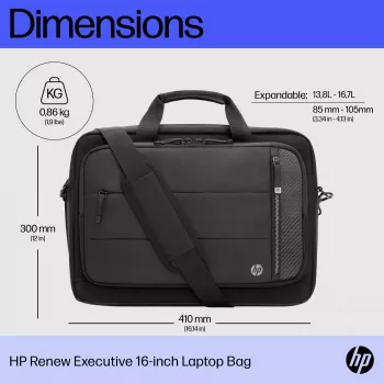Messenger case HP Renew Executive 16-inch Laptop Bag 40.9 cm 860 g