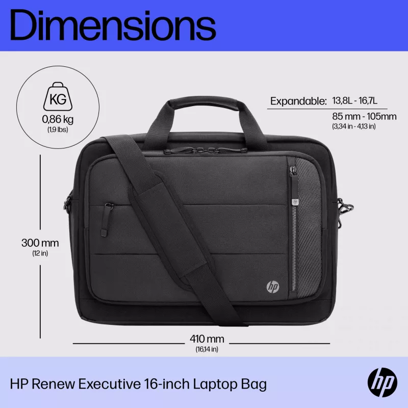 Messenger case HP Renew Executive 16-inch Laptop Bag 40.9 cm 860 g
