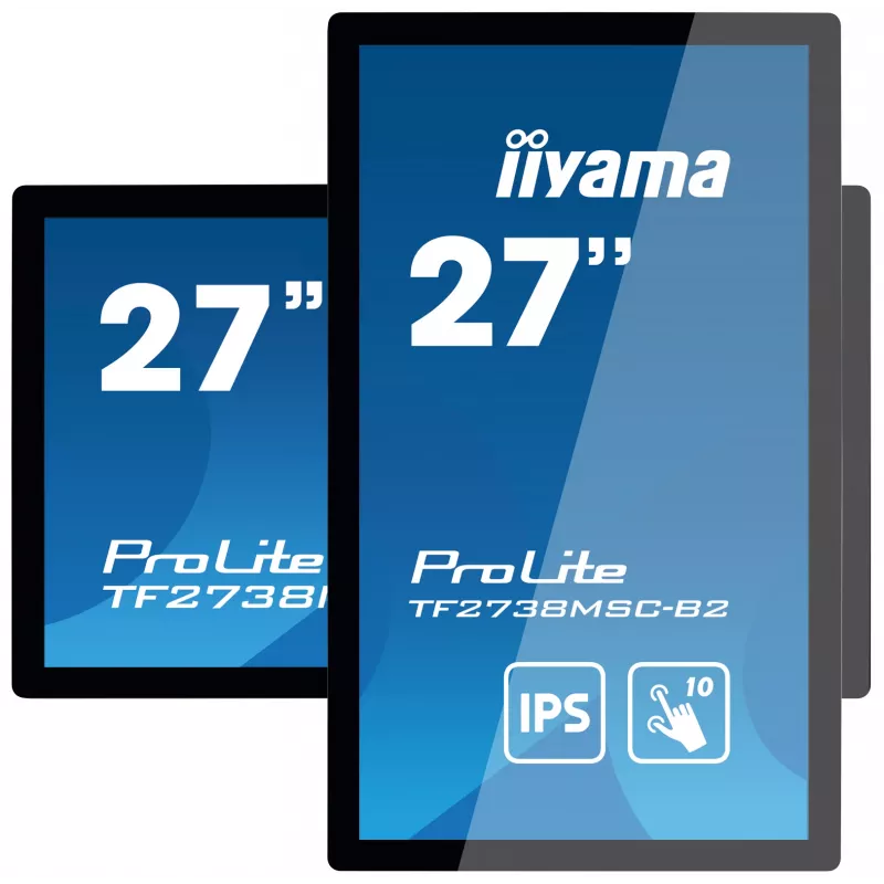 iiyama ProLite TF2738MSC-B2 computer monitor 68.6 cm (27 inch) 1920 x 1080 pixels Full HD LED Touchscreen Multi-user Black