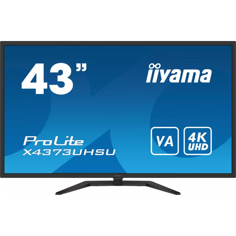 iiyama ProLite X4373UHSU-B1 computer monitor 108 cm (42.5 inch) 3840 x 2160 pixels 4K Ultra HD Black