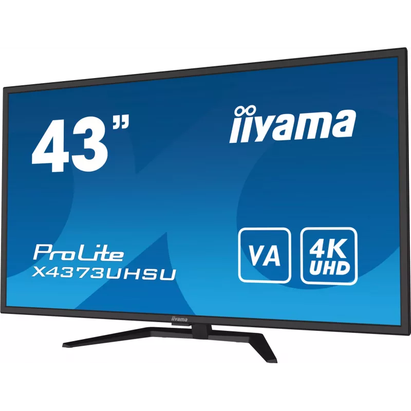 iiyama ProLite X4373UHSU-B1 computer monitor 108 cm (42.5 inch) 3840 x 2160 pixels 4K Ultra HD Black