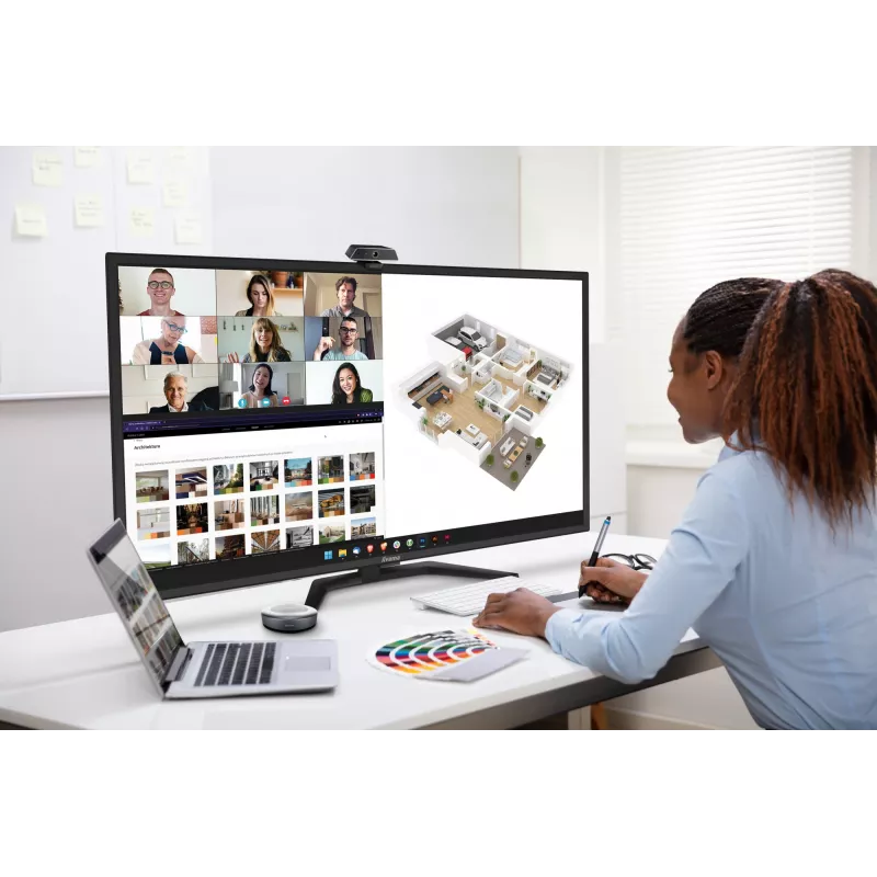 iiyama ProLite X4373UHSU-B1 computer monitor 108 cm (42.5 inch) 3840 x 2160 pixels 4K Ultra HD Black