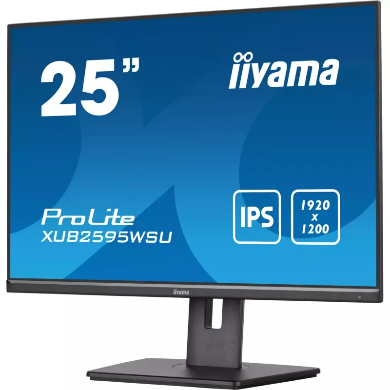 iiyama ProLite XUB2595WSU-B5 computer monitor 63.5 cm (25 inch) 1920 x 1200 pixels WUXGA LED Black