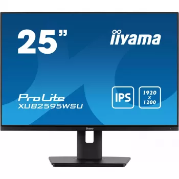 iiyama ProLite XUB2595WSU-B5 computer monitor 63.5 cm (25 inch) 1920 x 1200 pixels WUXGA LED Black