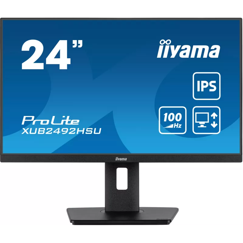 iiyama XUB2492HSU-B6 computer monitor 60.5 cm (23.8 inch) 1920 x 1080 pixels Full HD LED Black