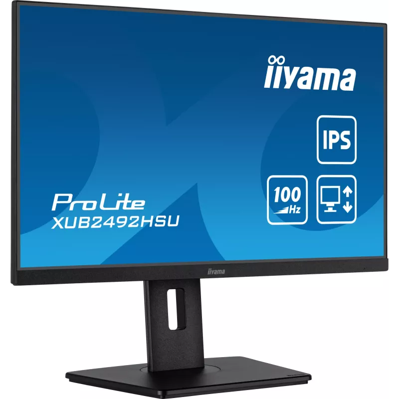 iiyama XUB2492HSU-B6 computer monitor 60.5 cm (23.8 inch) 1920 x 1080 pixels Full HD LED Black