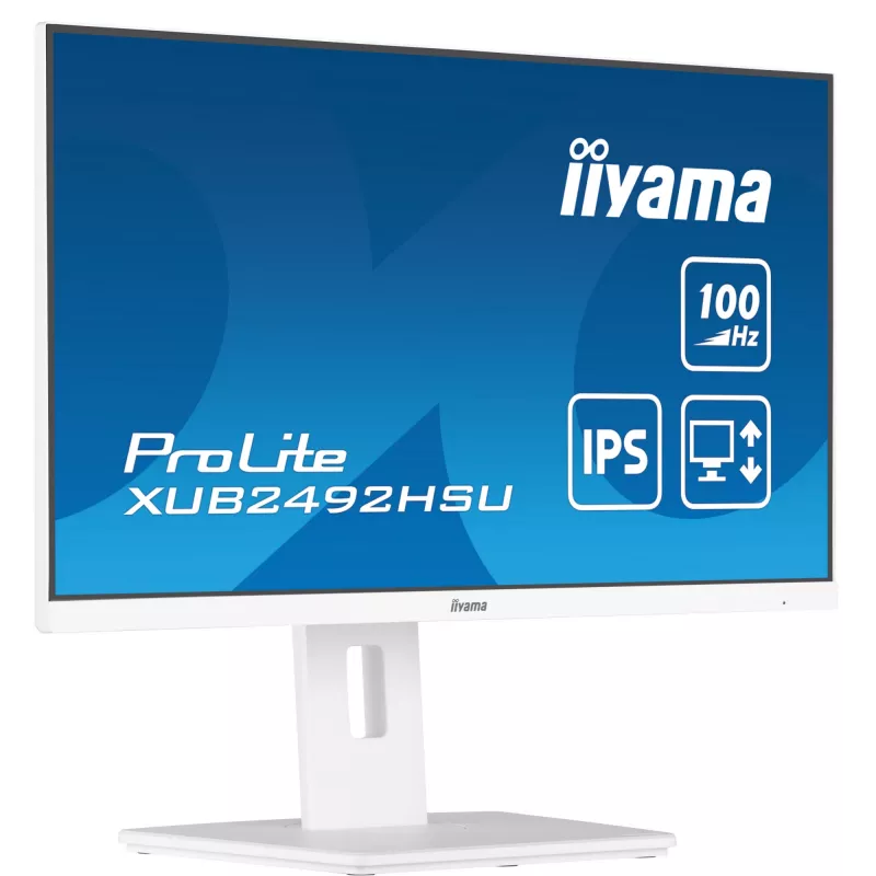 iiyama XUB2492HSU-W6 computer monitor 60.5 cm (23.8 inch) 1920 x 1080 pixels Full HD LED White