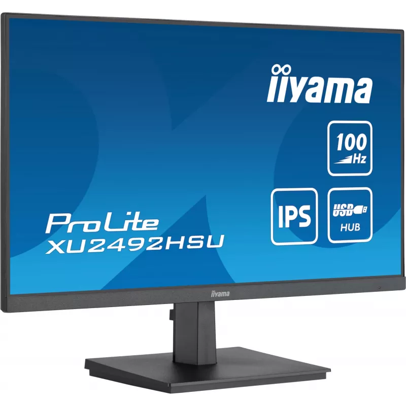 iiyama ProLite XU2492HSU-B6 computer monitor 60.5 cm (23.8 inch) 1920 x 1080 pixels Full HD LED Black