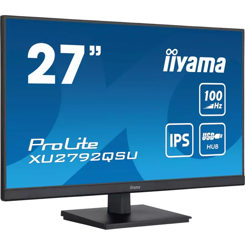 iiyama ProLite computer monitor 68.6 cm (27 inch) 2560 x 1440 pixels Quad HD LED Black