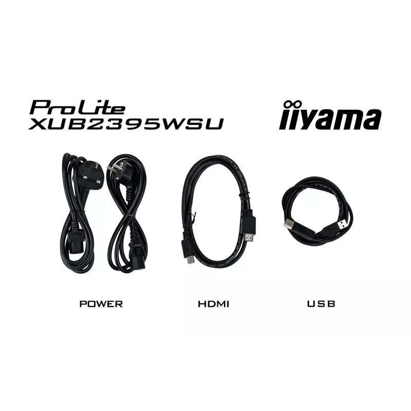 iiyama ProLite XUB2395WSU-B5 computer monitor 57.1 cm (22.5 inch) 1920 x 1200 pixels WUXGA LED Black