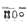 iiyama ProLite T2755MSC-B1 computer monitor 68.6 cm (27 inch) 1920 x 1080 pixels Full HD LED Touchscreen Tabletop Black