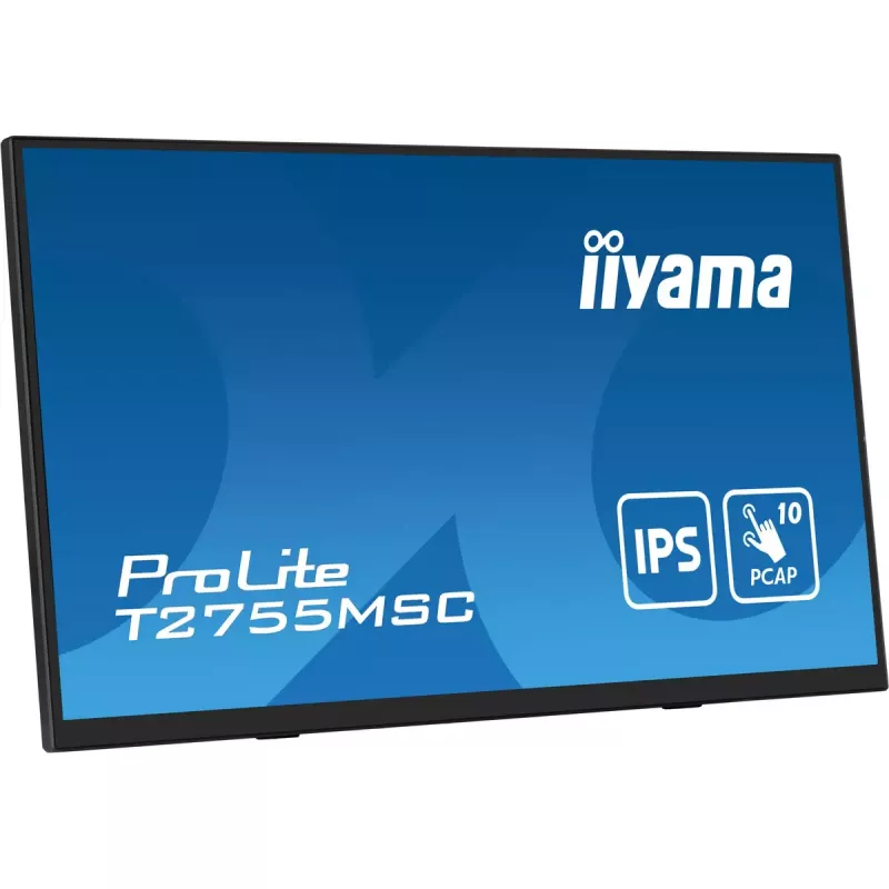 iiyama ProLite T2755MSC-B1 computer monitor 68.6 cm (27 inch) 1920 x 1080 pixels Full HD LED Touchscreen Tabletop Black