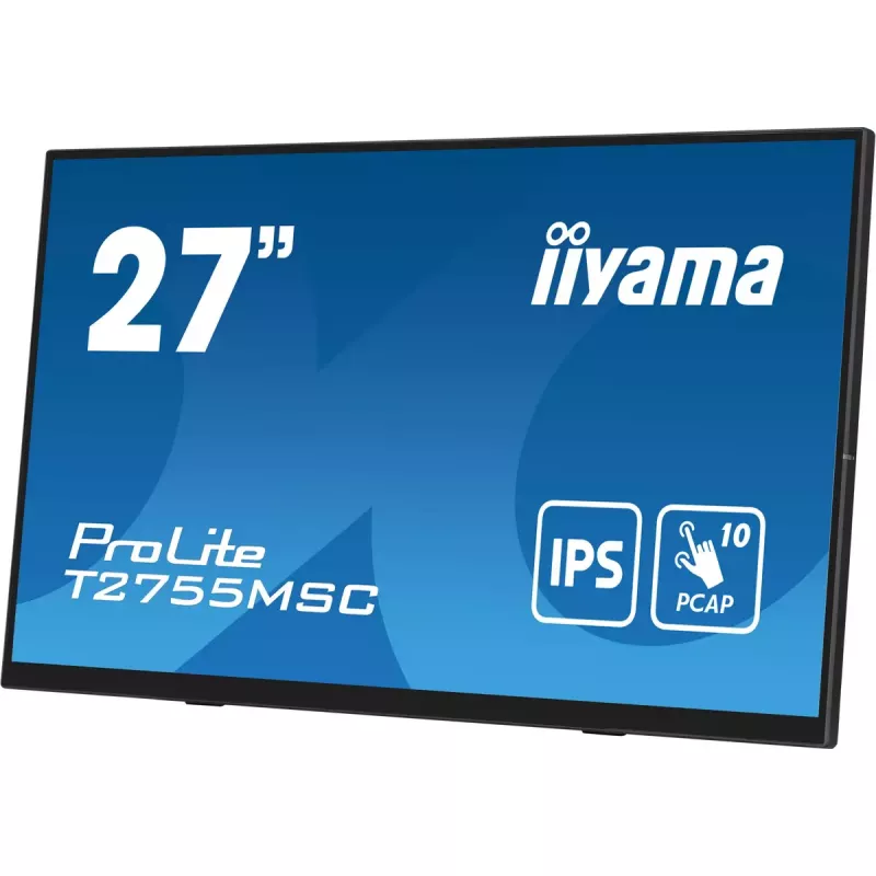 iiyama ProLite T2755MSC-B1 computer monitor 68.6 cm (27 inch) 1920 x 1080 pixels Full HD LED Touchscreen Tabletop Black