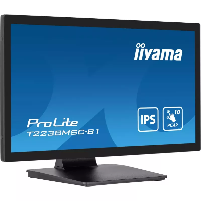 iiyama ProLite T2238MSC-B1 computer monitor 54.6 cm (21.5 inch) 1920 x 1080 pixels Full HD LED Touchscreen Black