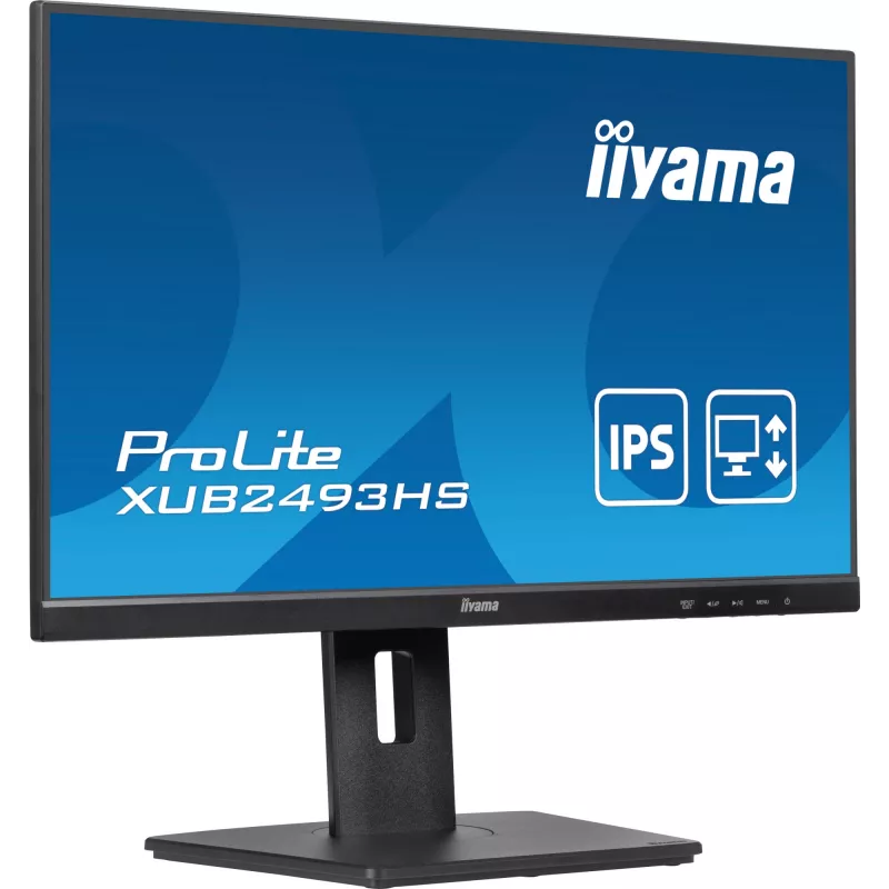 iiyama ProLite XUB2493HS-B6 computer monitor 60.5 cm (23.8 inch) 1920 x 1080 pixels Full HD LED Black